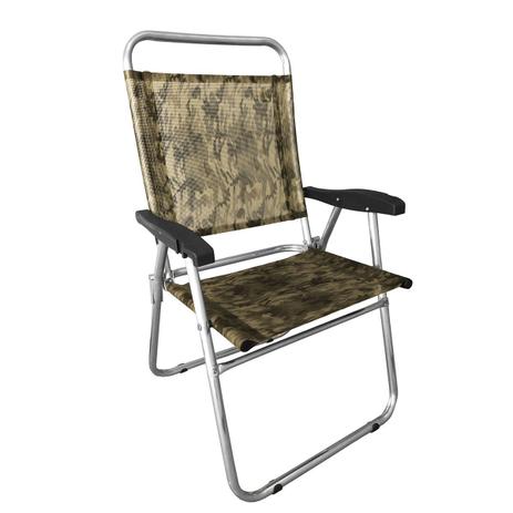 Cadeira De Praia Zaka Até 120 Kg Com Porta Copo Alumínio Camuflada - Cadeira  de Praia - Magazine Luiza