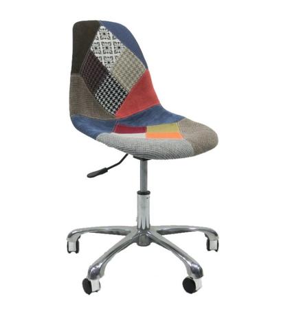 Cadeira DKR Office Patchwork Original Entrega byartdesign Menor preço em Cadeira DKR Office Patchwork Original Entrega byartdesign