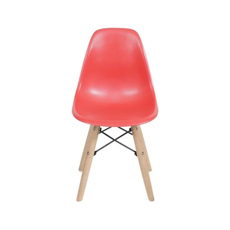 Cadeira Dkr Wood De Polipropileno Infantil Base Eiffel Madeira Vermelha - Inovakasa Menor preço em Cadeira Dkr Wood De Polipropileno Infantil Base Eiffel Madeira Vermelha - Inovakasa