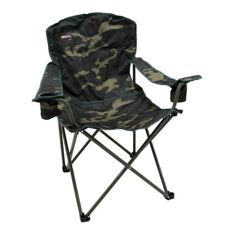 Cadeira Dobrável com 2 Porta Copos Camuflada Pandera - Nautika Menor preço em Cadeira Dobrável com 2 Porta Copos Camuflada Pandera - Nautika