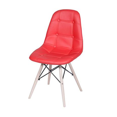 Cadeira Eames Eiffel Estofada Cozinha 44X39X83Cm Vermelho - Or design Menor preço em Cadeira Eames Eiffel Estofada Cozinha 44X39X83Cm Vermelho - Or design