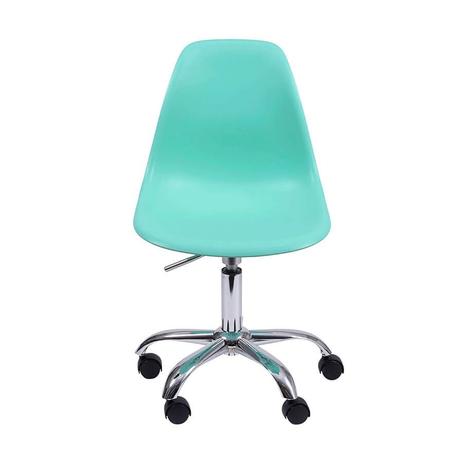 Menor preço em Cadeira Eames Office Giratória Com Rodízios - Verde Tifanny - Tommy Design