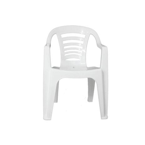 Cadeira em Polipropileno Natal 79,5x51cm Branca - Gardenlife Menor preço em Cadeira em Polipropileno Natal 79,5x51cm Branca - Gardenlife