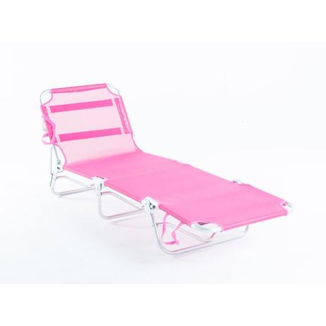 Cadeira Espreguiçadeira Em Alumínio Dobrável Adulto - Rosa - Bel fix Menor preço em Cadeira Espreguiçadeira Em Alumínio Dobrável Adulto - Rosa - Bel fix