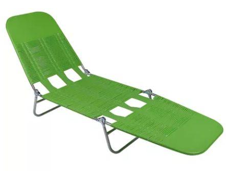 Cadeira Espreguiçadeira PVC - Verde - Mor Menor preço em Cadeira Espreguiçadeira PVC - Verde - Mor