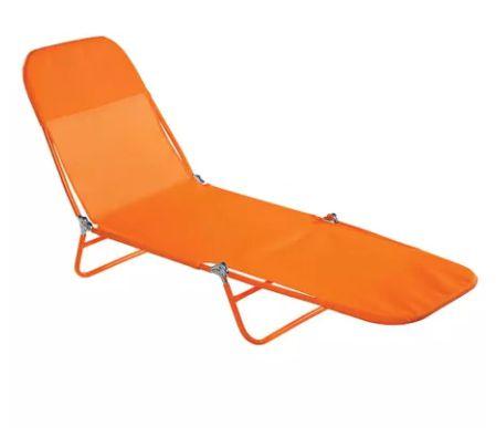 Cadeira Espreguiçadeira Textiline Fashion - Laranja - Mor Menor preço em Cadeira Espreguiçadeira Textiline Fashion - Laranja - Mor