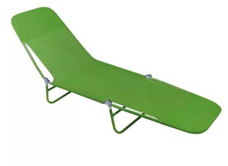 Cadeira Espreguiçadeira Textiline Fashion - Verde - Mor Menor preço em Cadeira Espreguiçadeira Textiline Fashion - Verde - Mor