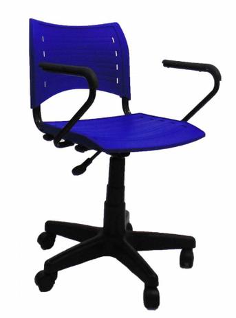 Cadeira Evidence Giratória com braço, assento e encosto em Polipropileno 2 - Azul - Storecadeiras é ruim? Cadeira Evidence Giratória com braço, assento e encosto em Polipropileno 2 - Azul - Storecadeiras é boa?