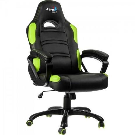 Cadeira Gamer Aerocool AC80C Preta/Verde EN55079 Menor preço em Cadeira Gamer Aerocool AC80C Preta/Verde EN55079