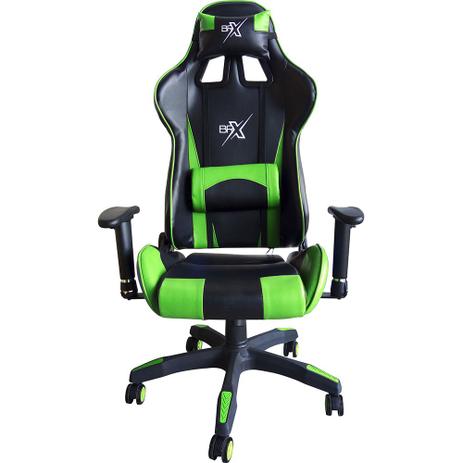Cadeira Gamer BR-X Com 5 rodas Preto e Verde - Br-one Menor preço em Cadeira Gamer BR-X Com 5 rodas Preto e Verde - Br-one
