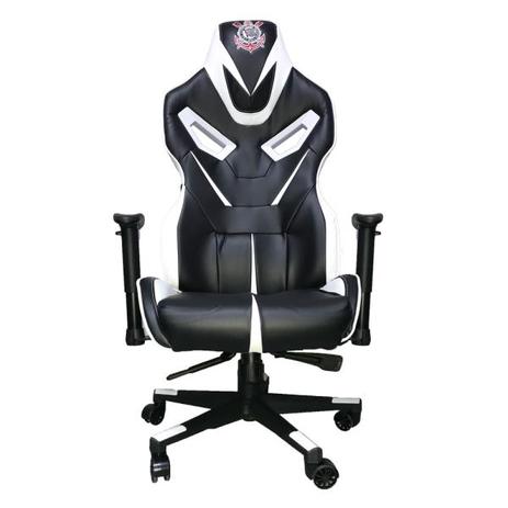 Cadeira Gamer Corinthians Giratória Preto/Branco - SCCP-8170/BK-WH - Mymax Menor preço em Cadeira Gamer Corinthians Giratória Preto/Branco - SCCP-8170/BK-WH - Mymax