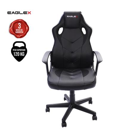 Cadeira Gamer Escritório EagleX S1 Reclinável Com Ajuste de Altura e Modo Balanço - Baba Shop Menor preço em Cadeira Gamer Escritório EagleX S1 Reclinável Com Ajuste de Altura e Modo Balanço - Baba Shop