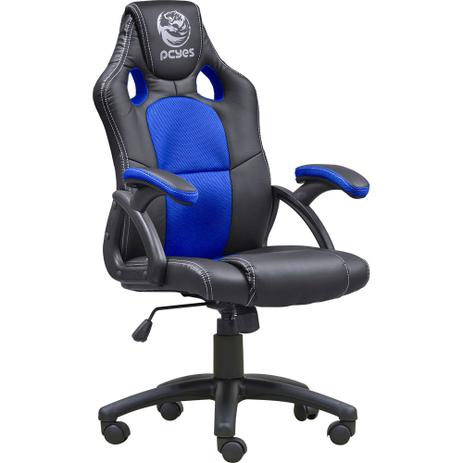 Cadeira Gamer Giratória com Rodinhas Mad Racer V6 PcYes MADV6AZ Preta/Azul Menor preço em Cadeira Gamer Giratória com Rodinhas Mad Racer V6 PcYes MADV6AZ Preta/Azul