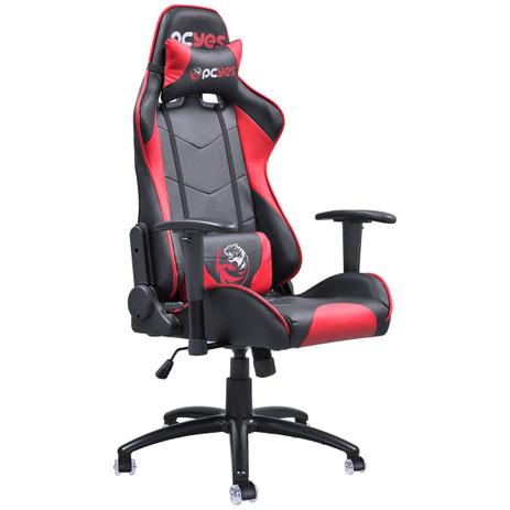 Menor preço em Cadeira Gamer Mad Racer V8 Vermelho Com Rodas Em Gel - Madv8vmgl - Pcyes