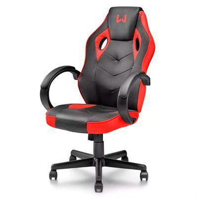 Cadeira Gamer Multilaser Warrior Vermelho GA162 Menor preço em Cadeira Gamer Multilaser Warrior Vermelho GA162