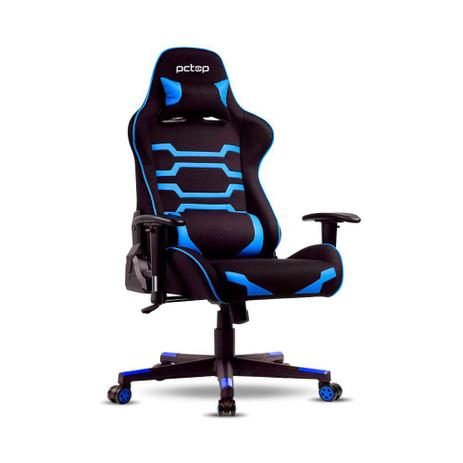 Cadeira Gamer PCTop Power Azul X-2555 Menor preço em Cadeira Gamer PCTop Power Azul X-2555