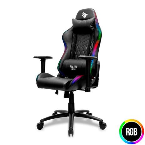 Cadeira Gamer Pichau Vienna RGB Preta, PG-VNA-RGB Menor preço em Cadeira Gamer Pichau Vienna RGB Preta, PG-VNA-RGB