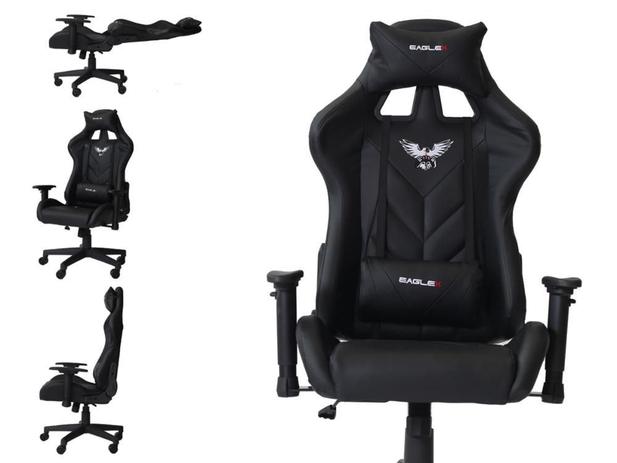 Cadeira Gamer Pro Eaglex Giratória Reclinável Ajuste de Altura - Baba Shop Menor preço em Cadeira Gamer Pro Eaglex Giratória Reclinável Ajuste de Altura - Baba Shop