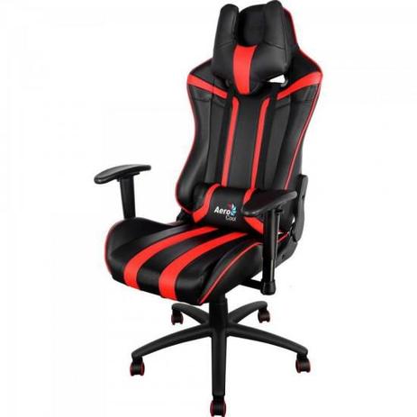 Cadeira Gamer Profissional AC120C EN59657 PRETA/VERMELHA Aerocool Menor preço em Cadeira Gamer Profissional AC120C EN59657 PRETA/VERMELHA Aerocool