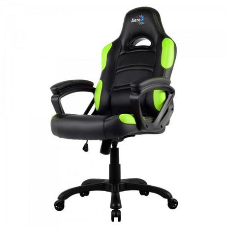 Cadeira Gamer Profissional AC80C EN55079 Preta/Verde AEROCOOL Menor preço em Cadeira Gamer Profissional AC80C EN55079 Preta/Verde AEROCOOL