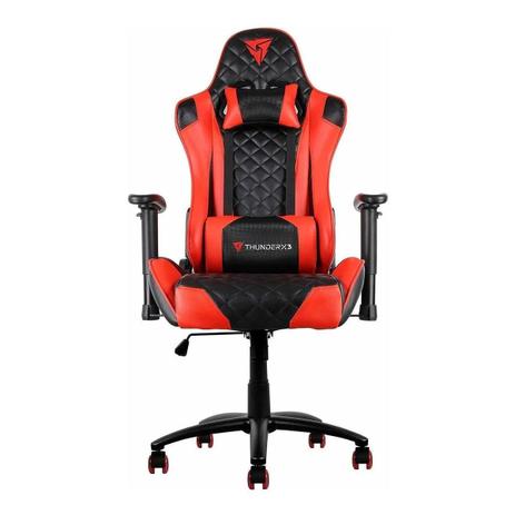 Cadeira Gamer Profissional Thunderx3 TGC12 Preta/Vermelha Menor preço em Cadeira Gamer Profissional Thunderx3 TGC12 Preta/Vermelha