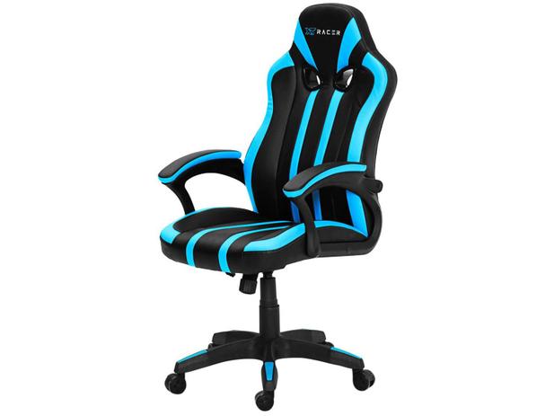 Cadeira Gamer XT Racer Reclinável Preta e Azul - Force Series XTF110