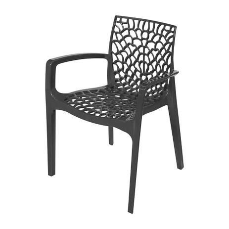 Cadeira Gruvyer Com Braço Preta - Or design Menor preço em Cadeira Gruvyer Com Braço Preta - Or design