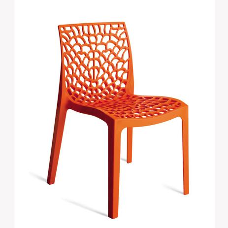 Cadeira Gruvyer Laranja - Decor design Menor preço em Cadeira Gruvyer Laranja - Decor design