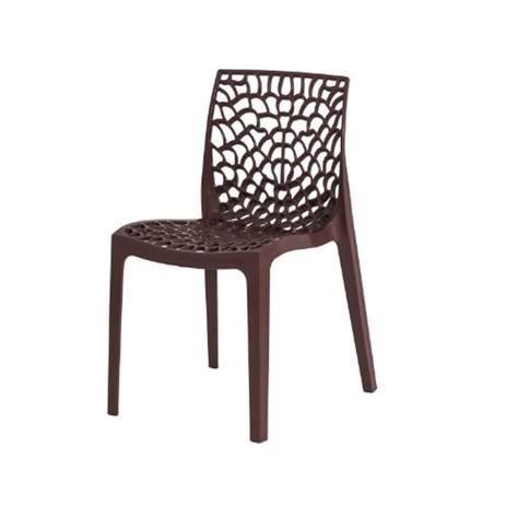 Cadeira Gruvyer - Marrom - Cód. 9869 - Aj import com. imp. exp. de produtos Menor preço em Cadeira Gruvyer - Marrom - Cód. 9869 - Aj import com. imp. exp. de produtos
