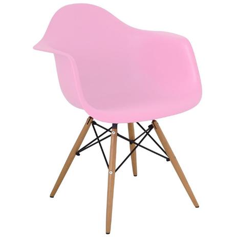 Cadeira Infantil Com Braço Eames Rosa - Ecadeiras Menor preço em Cadeira Infantil Com Braço Eames Rosa - Ecadeiras