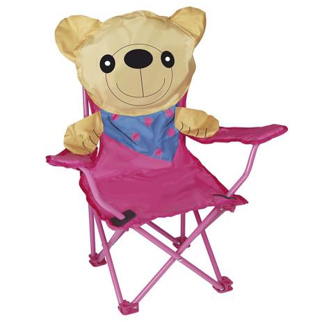 Cadeira Infantil Dobrável Ursinho de Aço 2090 - Mor Menor preço em Cadeira Infantil Dobrável Ursinho de Aço 2090 - Mor