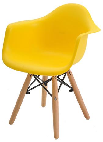 Cadeira INFANTIL Eames Eiffel com Braco PP Amarelo - 38203 - Sun house Menor preço em Cadeira INFANTIL Eames Eiffel com Braco PP Amarelo - 38203 - Sun house