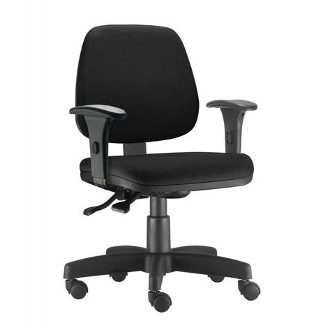 Cadeira Job Executiva Giratória Ergonômica Back System NR-17 Em Crepe Preta - Flex Mesas E Cadeiras Menor preço em Cadeira Job Executiva Giratória Ergonômica Back System NR-17 Em Crepe Preta - Flex Mesas E Cadeiras