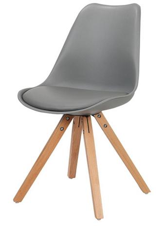 Cadeira Ligia Eames PP Base Madeira Cinza - 26361 - Sun house Menor preço em Cadeira Ligia Eames PP Base Madeira Cinza - 26361 - Sun house