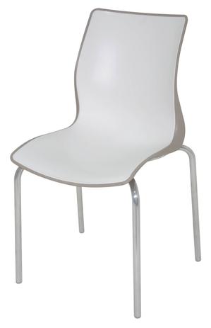 Cadeira Maja Cor Camurca Com Branco - 21738 - Tramontina Menor preço em Cadeira Maja Cor Camurca Com Branco - 21738 - Tramontina