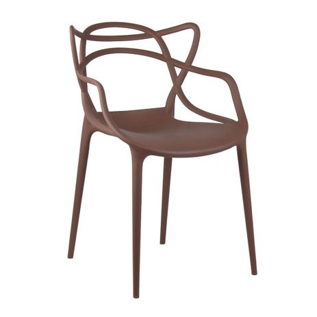Cadeira Masters Café em Polipropileno - Moveis mgm Menor preço em Cadeira Masters Café em Polipropileno - Moveis mgm