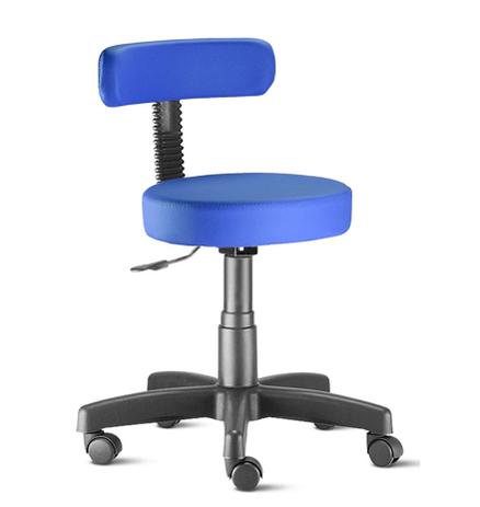 Cadeira Mocho Para Clinicas Azul Base Preta - Flex mesas e cadeiras Menor preço em Cadeira Mocho Para Clinicas Azul Base Preta - Flex mesas e cadeiras