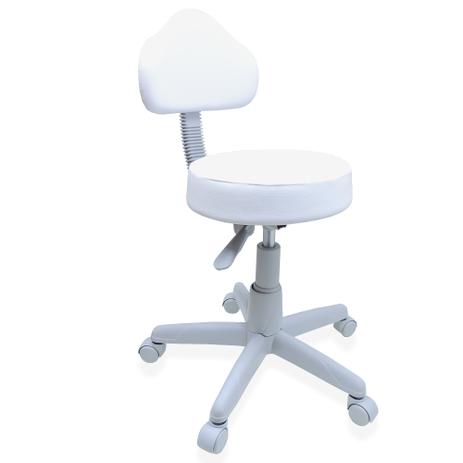Cadeira Mocho Para Clínicas Branco Base Cinza - Ultra móveis corporativo Menor preço em Cadeira Mocho Para Clínicas Branco Base Cinza - Ultra móveis corporativo