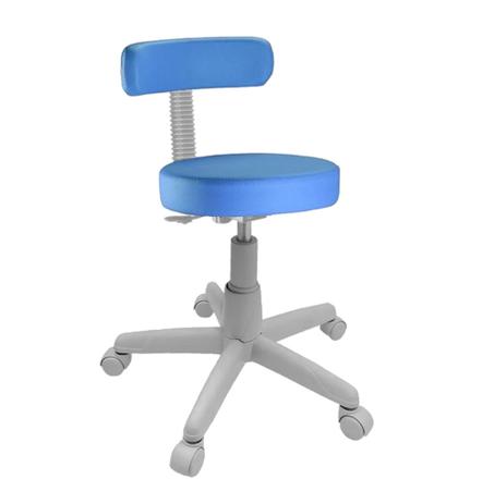 Cadeira Mocho Para Clinicas e Consultórios Azul Claro Base Cinza - Flex mesas e cadeiras Menor preço em Cadeira Mocho Para Clinicas e Consultórios Azul Claro Base Cinza - Flex mesas e cadeiras