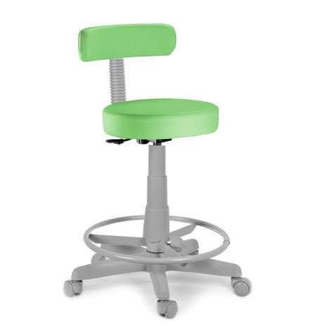 Cadeira Mocho Para Clinicas Verde Com Apoio os Para Pés Base Cinza - Flex mesas e cadeiras Menor preço em Cadeira Mocho Para Clinicas Verde Com Apoio os Para Pés Base Cinza - Flex mesas e cadeiras