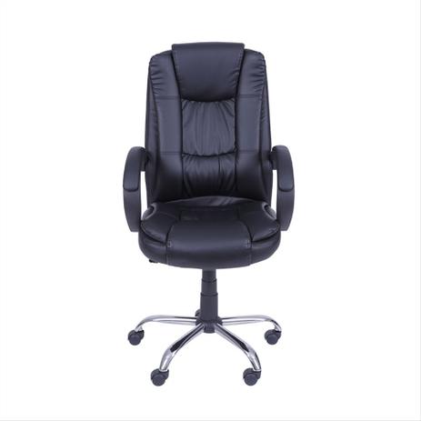 Cadeira Mônaco Escritório Preta com Base de Rodízio - OR Design Menor preço em Cadeira Mônaco Escritório Preta com Base de Rodízio - OR Design