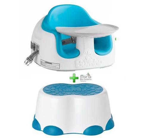 Cadeira Multi Assento 3 Em 1 + Banquinho Bumbo Azul Menor preço em Cadeira Multi Assento 3 Em 1 + Banquinho Bumbo Azul