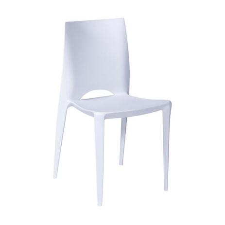 Cadeira nápoles sem braços em polipropileno branco - Or design Menor preço em Cadeira nápoles sem braços em polipropileno branco - Or design