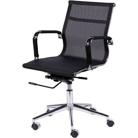 Cadeira Office Eames Tela Baixa Giratória OR-3303 Or Design Menor preço em Cadeira Office Eames Tela Baixa Giratória OR-3303 Or Design
