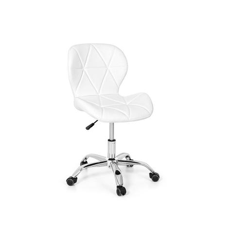 Cadeira Office Eiffel Slim Base Giratória - Branca - Magazine Decor Menor preço em Cadeira Office Eiffel Slim Base Giratória - Branca - Magazine Decor
