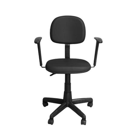 Cadeira para Escritório CS-03 Couro Preto - Pethiflex Menor preço em Cadeira para Escritório CS-03 Couro Preto - Pethiflex