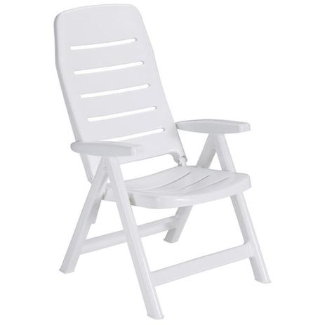 Cadeira plastica dobravel com bracos iracema branca com encosto alto - Tramontina Menor preço em Cadeira plastica dobravel com bracos iracema branca com encosto alto - Tramontina