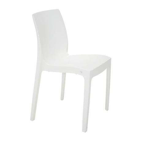 Cadeira plastica monobloco alice branca - Tramontina Menor preço em Cadeira plastica monobloco alice branca - Tramontina