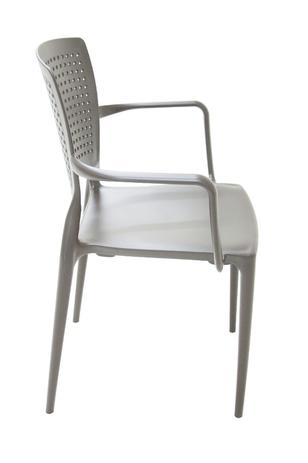 Cadeira Plástica Monobloco Com Bracos Safira Marron Tramontina 92049/109 - Tramontina delta é boa?