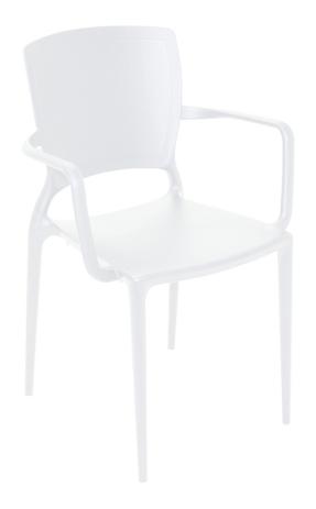 Cadeira Plástica Monobloco Com Bracos Sofia Branca Tramontina 92039/010 - Tramontina delta é boa?